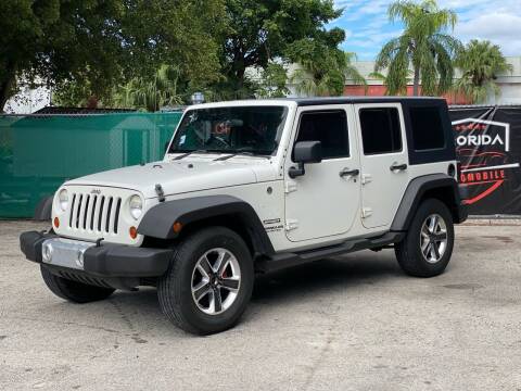 2010 Jeep Wrangler Unlimited for sale at Florida Automobile Outlet in Miami FL