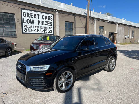 2016 Audi Q3 for sale at BARCLAY MOTOR COMPANY in Arlington TX