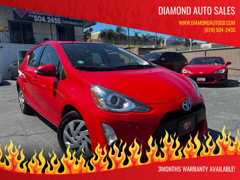 2015 Toyota Prius c for sale at DIAMOND AUTO SALES in El Cajon CA