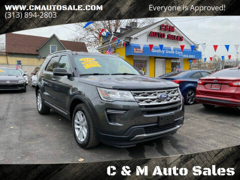 2018 Ford Explorer for sale at C & M Auto Sales in Detroit MI