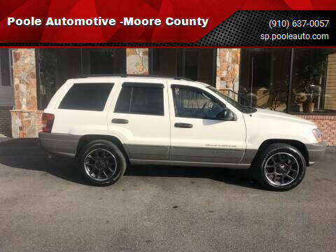 2002 Jeep Grand Cherokee for sale at Poole Automotive -Moore County in Aberdeen NC