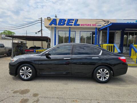 2014 Honda Accord for sale at Abel Motors, Inc. in Conroe TX