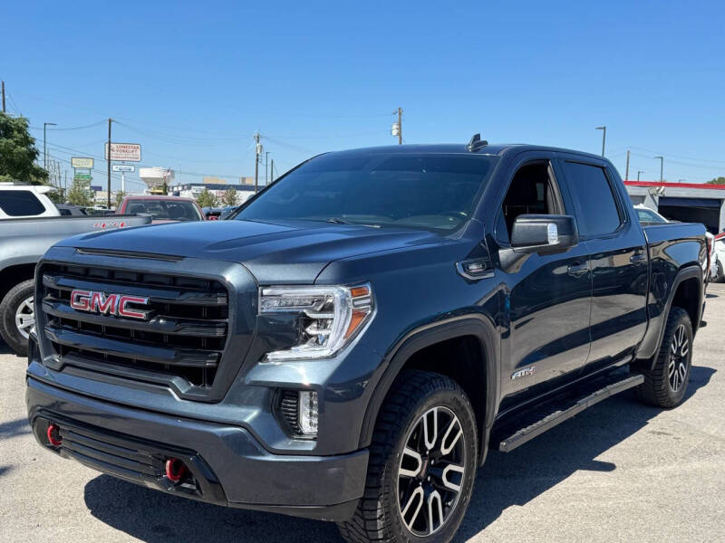 Used 2021 GMC Sierra 1500 AT4 with VIN 1GTU9EET2MZ368723 for sale in Garland, TX