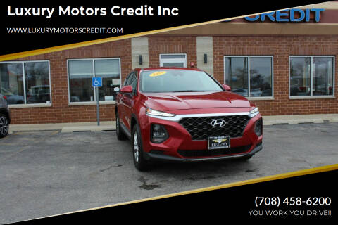 2019 Hyundai Santa Fe for sale at Luxury Motors Credit, Inc. in Bridgeview IL