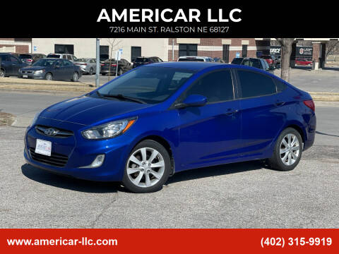 2013 Hyundai Accent for sale at AMERICAR LLC in Omaha NE