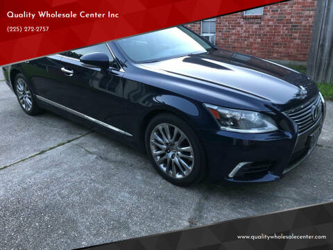 2013 Lexus LS 460 for sale at Quality Wholesale Center Inc in Baton Rouge LA