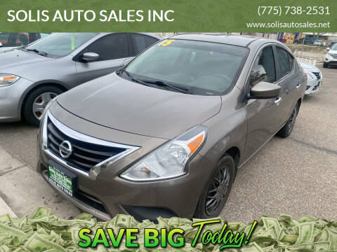 2015 Nissan Versa for sale at SOLIS AUTO SALES INC in Elko NV