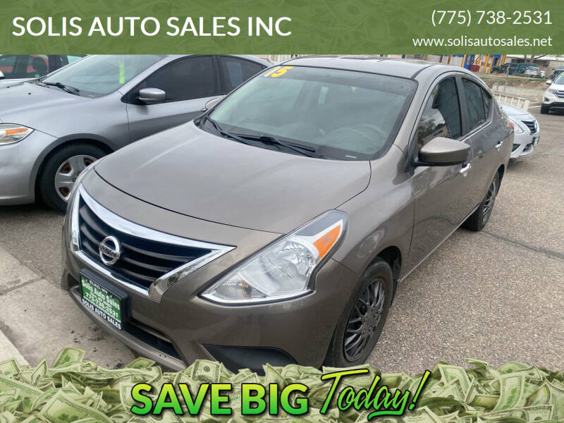 2015 Nissan Versa for sale at SOLIS AUTO SALES INC in Elko NV