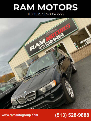 2002 BMW X5 for sale at RAM MOTORS in Cincinnati OH