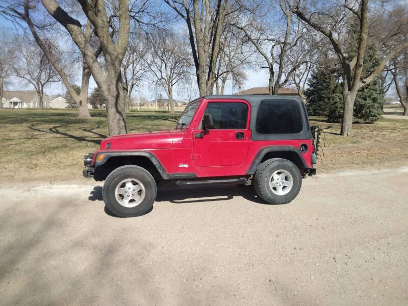 2002 Jeep Wrangler for sale at Hoskins Auto Sales in Hastings NE