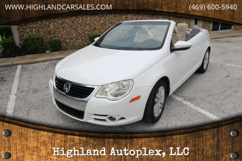 2009 Volkswagen Eos for sale at Highland Autoplex, LLC in Dallas TX