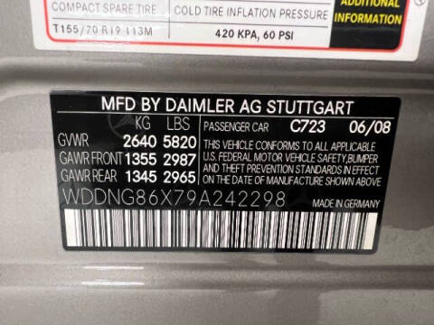 2009 Mercedes-Benz S-Class S 550 4MATIC