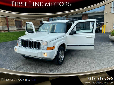 2010 Jeep Commander for sale at First Line Motors in Brownsburg IN