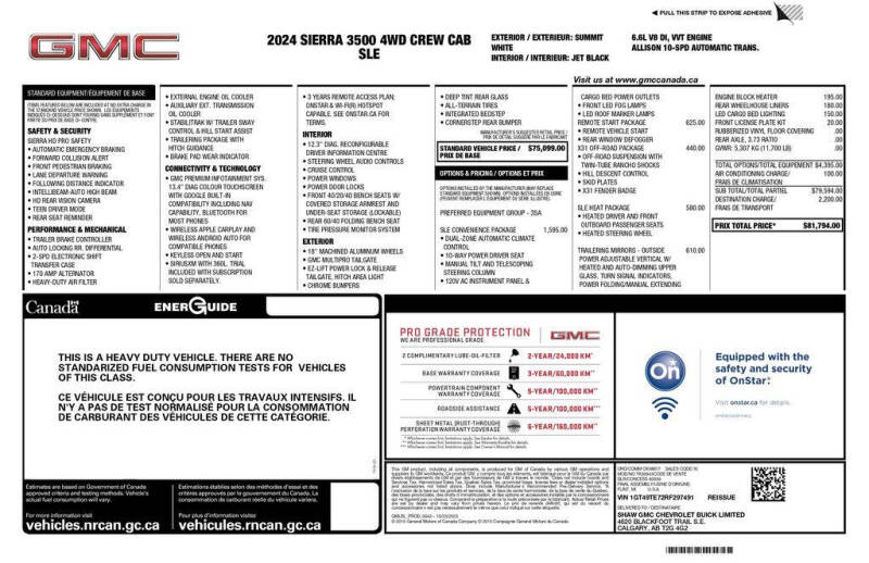 2024 GMC Sierra 3500HD