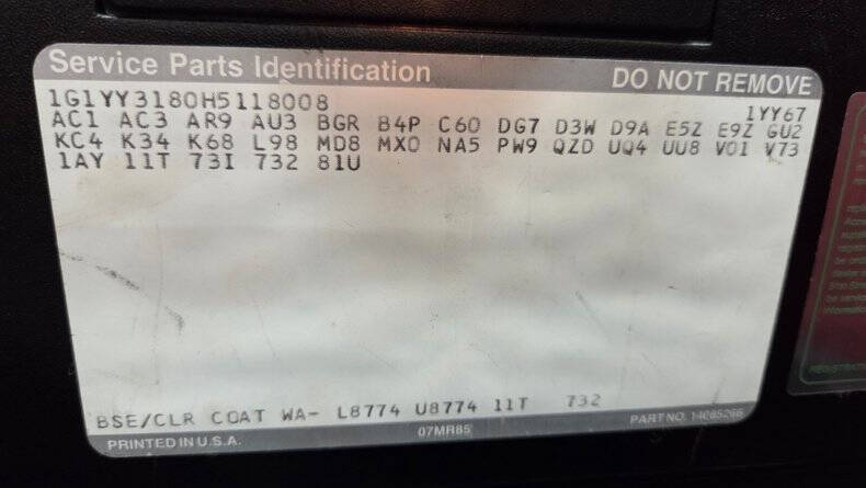 1987 Chevrolet Corvette