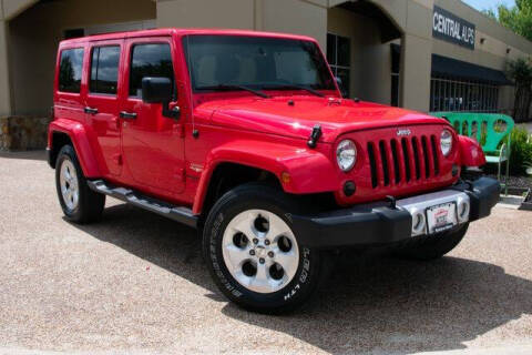 2015 Jeep Wrangler Unlimited for sale at Mcandrew Motors in Arlington TX