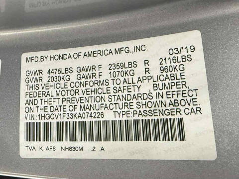 2019 Honda Accord Sport