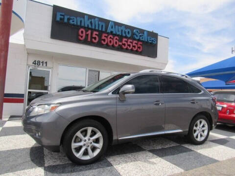 2012 Lexus RX 350 for sale at Franklin Auto Sales in El Paso TX