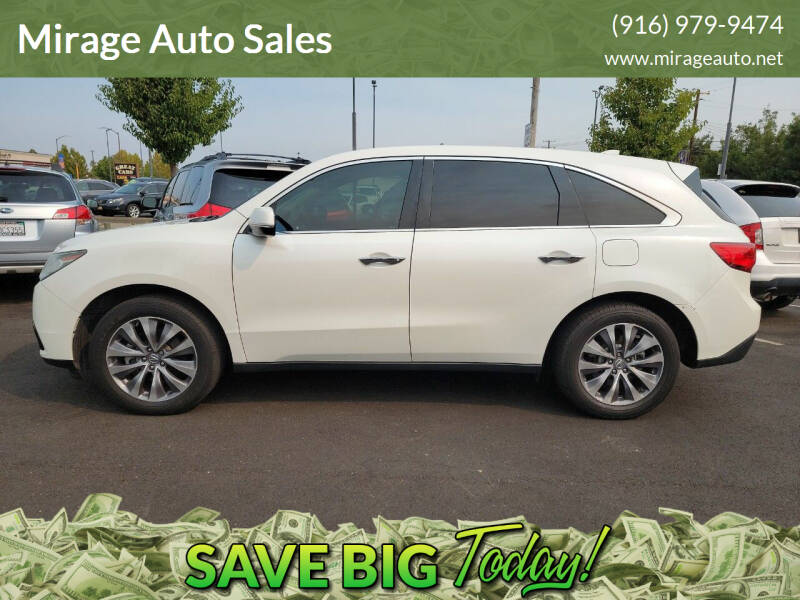 2014 Acura MDX for sale at Mirage Auto Sales in Sacramento CA