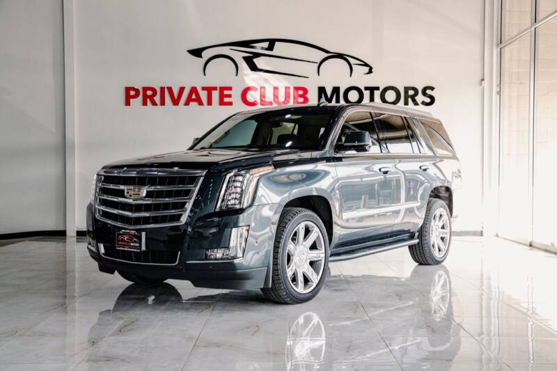 2019 Cadillac Escalade for sale at Private Club Motors in Houston TX