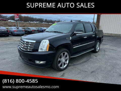 2007 Cadillac Escalade EXT for sale at SUPREME AUTO SALES in Grandview MO