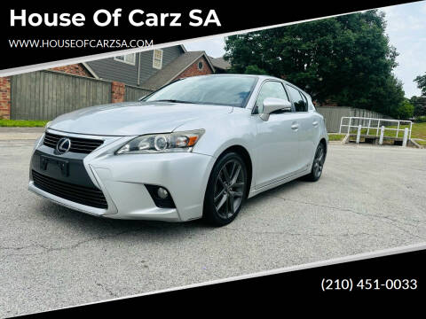 2015 Lexus CT 200h for sale at House of Carz SA in San Antonio TX