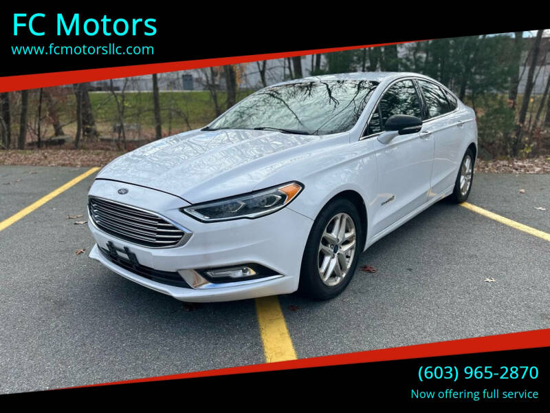 2018 Ford Fusion Hybrid for sale at FC Motors in Manchester NH