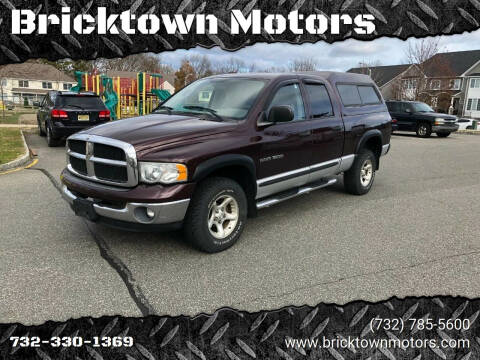 2004 Dodge Ram Pickup 1500 for sale at Bricktown Motors in Brick NJ