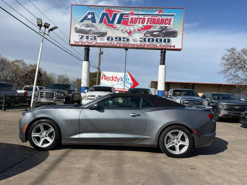 2021 Chevrolet Camaro for sale at ANF AUTO FINANCE in Houston TX