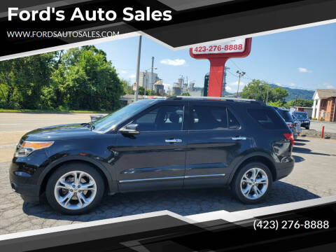 2011 Ford Explorer for sale at Ford's Auto Sales in Kingsport TN