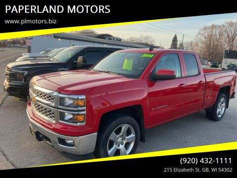 2014 Chevrolet Silverado 1500 for sale at PAPERLAND MOTORS in Green Bay WI