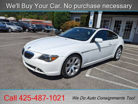 2007 BMW 6 Series for sale at Platinum Autos in Woodinville WA