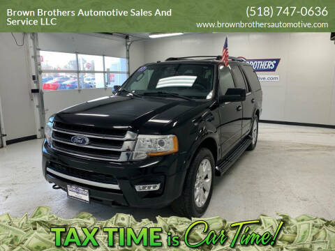 2017 Ford Expedition for sale at Brown Brothers Automotive Sales And Service LLC in Hudson Falls NY