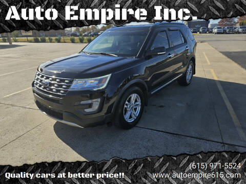 2017 Ford Explorer for sale at Auto Empire Inc. in Murfreesboro TN