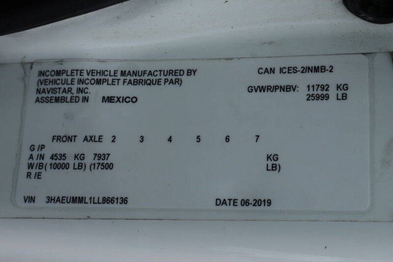 2020 International MV607