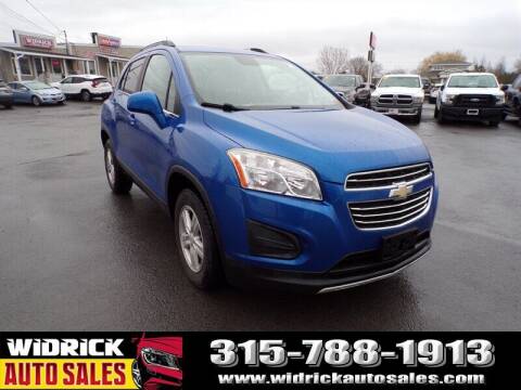 2016 Chevrolet Trax for sale at Widrick Auto Sales in Watertown NY
