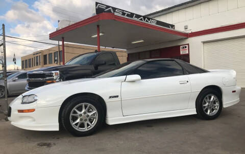 2002 Chevrolet Camaro for sale at FAST LANE AUTO SALES in San Antonio TX