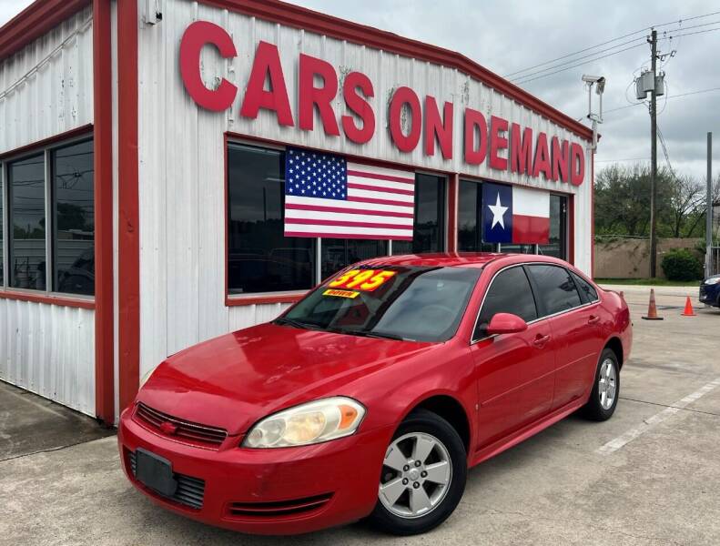 2009 Chevrolet Impala for sale at Cars On Demand 2 in Pasadena TX