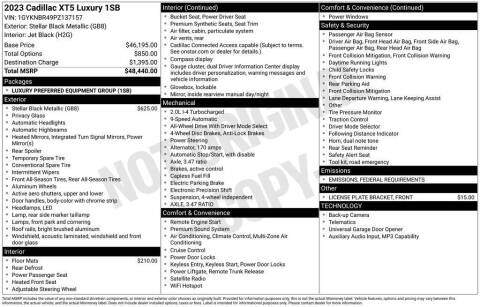 2023 Cadillac XT5 Luxury