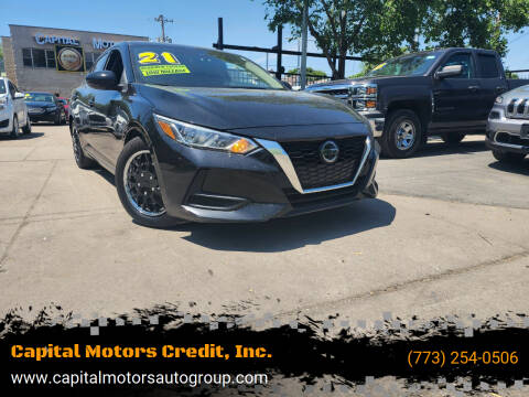 2021 Nissan Sentra for sale at Capital Motors Credit, Inc. in Chicago IL