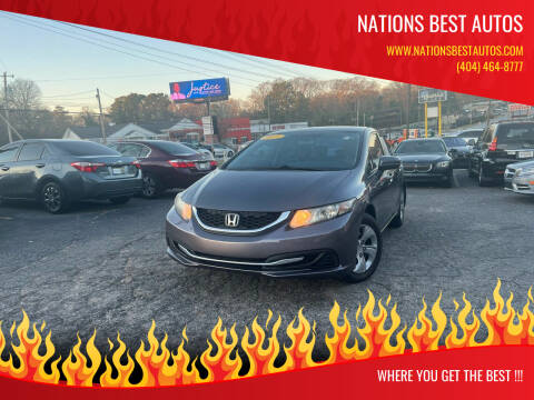 2015 Honda Civic for sale at Nations Best Autos in Decatur GA