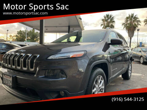 2014 Jeep Cherokee for sale at Motor Sports Sac in Sacramento CA