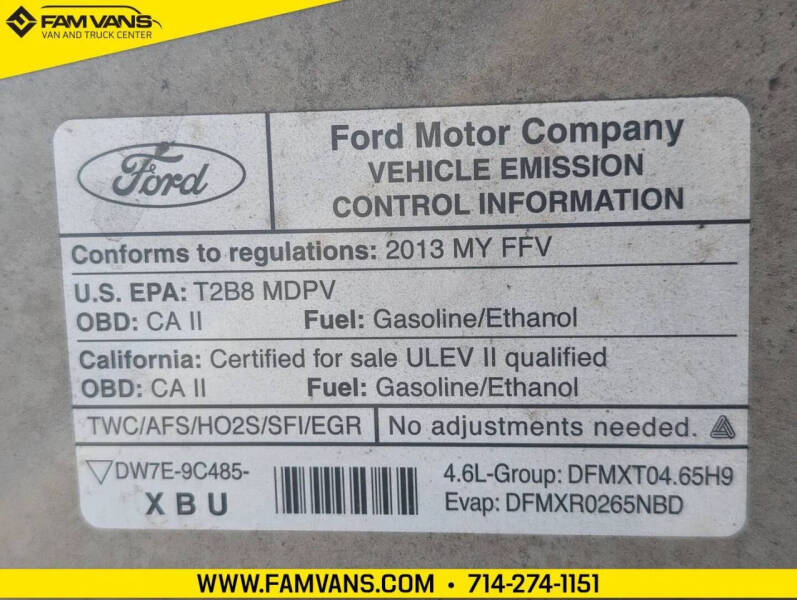 2013 Ford E-Series E-150