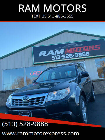 2012 Subaru Forester for sale at RAM MOTORS in Cincinnati OH