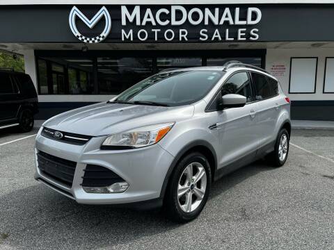 2016 Ford Escape for sale at MacDonald Motor Sales in High Point NC