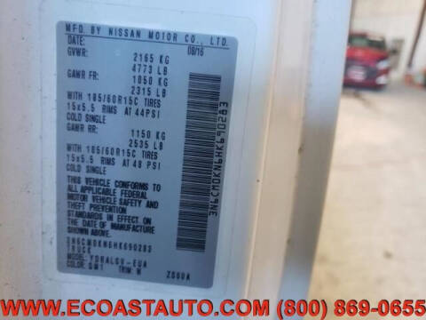 2017 Nissan NV200 SV