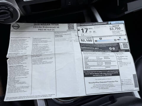 2018 Nissan Titan PRO-4X