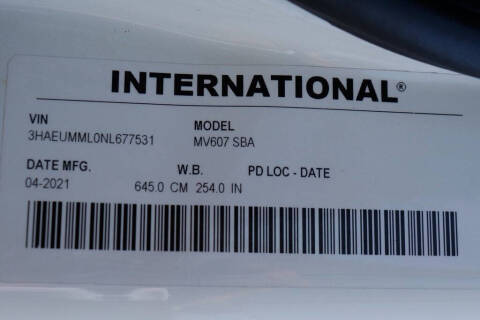 2022 International MV607