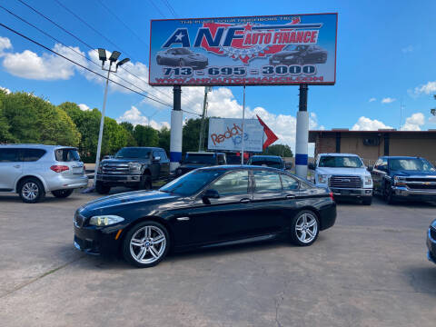 2013 BMW 5 Series for sale at ANF AUTO FINANCE in Houston TX