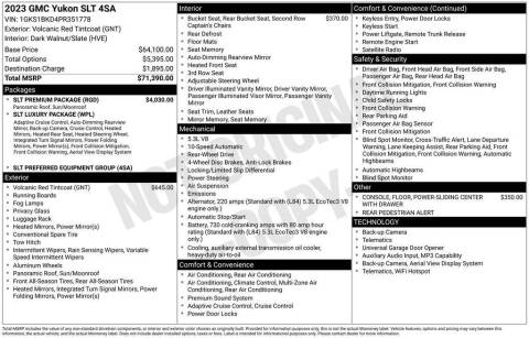 2023 GMC Yukon SLT